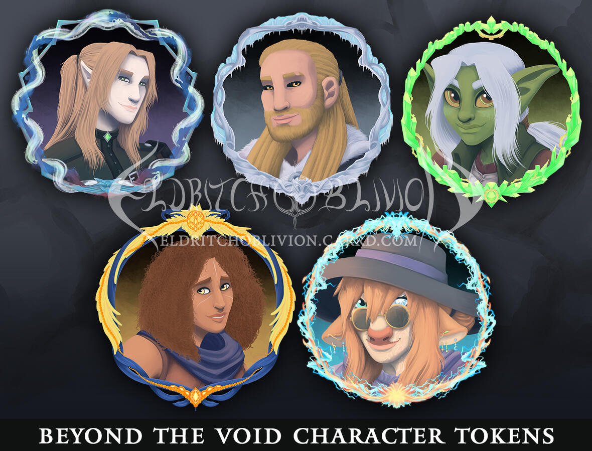 Beyond the Void Character Tokens
